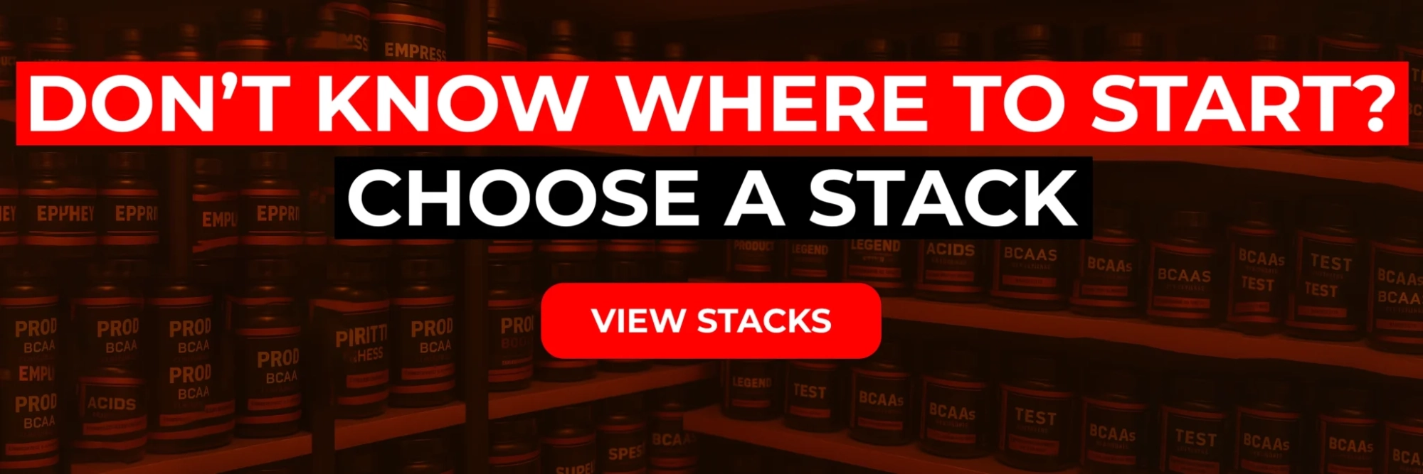 Don't know where to start? Choose a stack