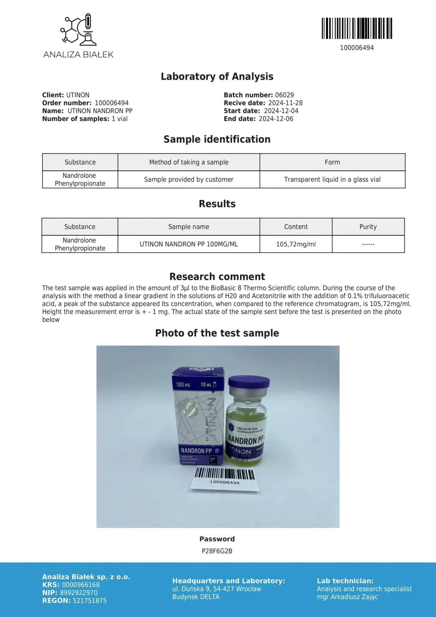 Nandrolone Phenylpropionate — photo 2