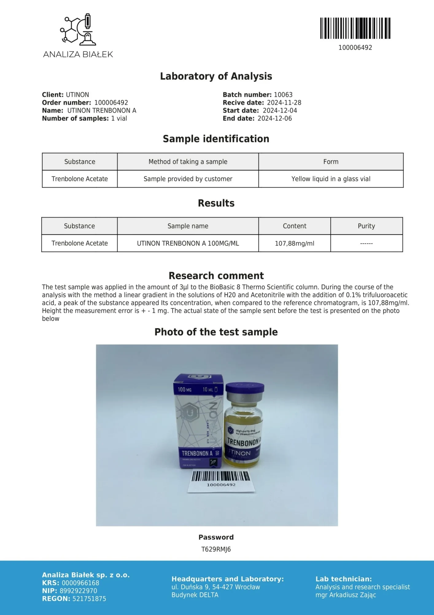 Trenbolone Acetate — photo 2