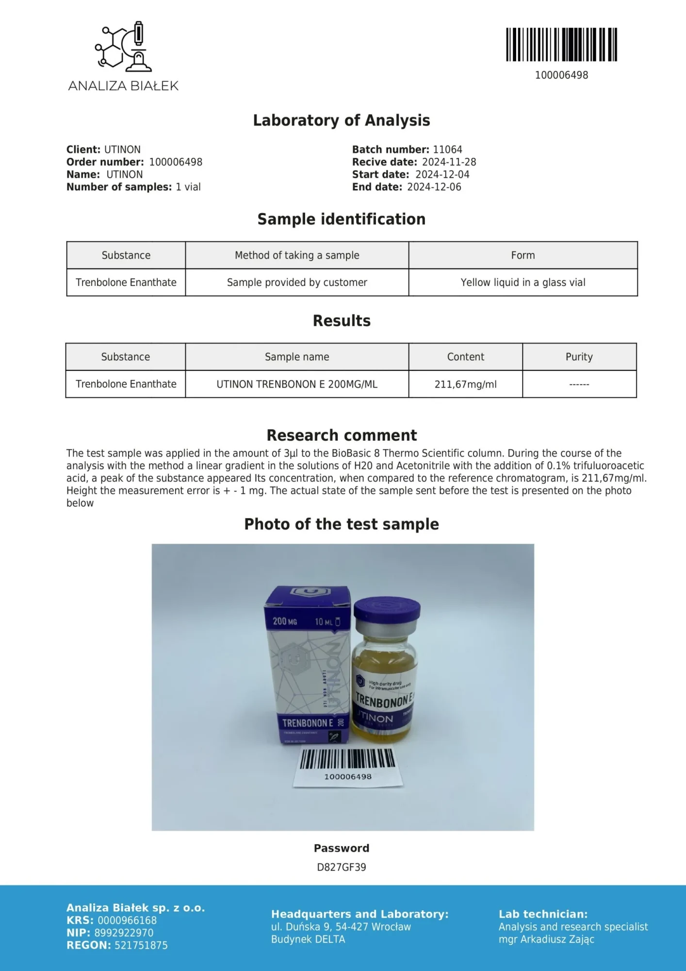 Trenbolone Enanthate — photo 2